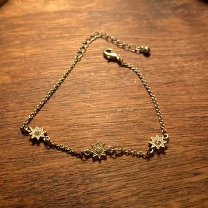 Gold sun bracelet - never worn